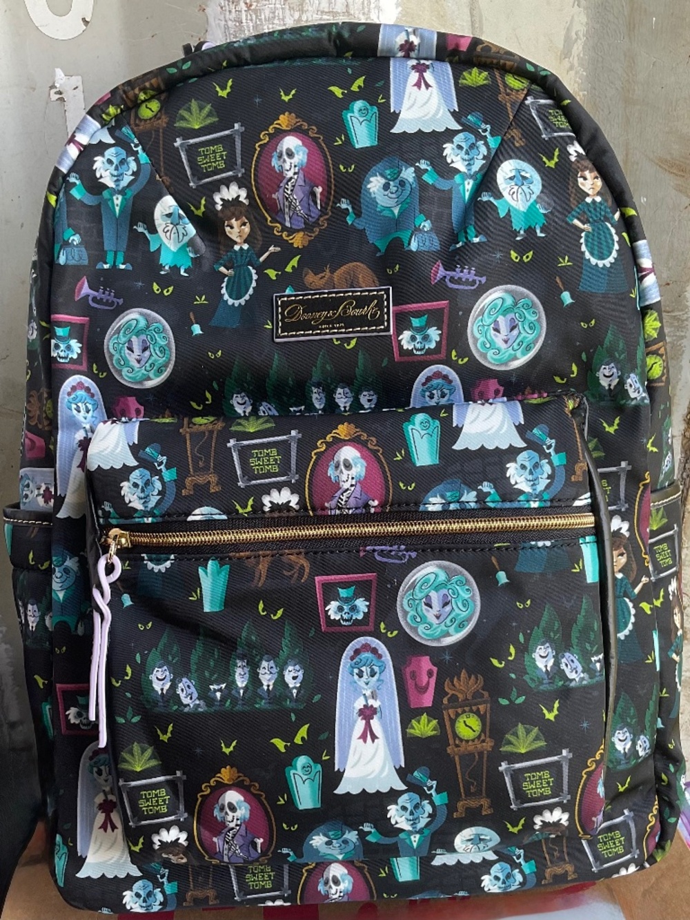 Disney park Dooney & Bourke Haunted mansion backpack